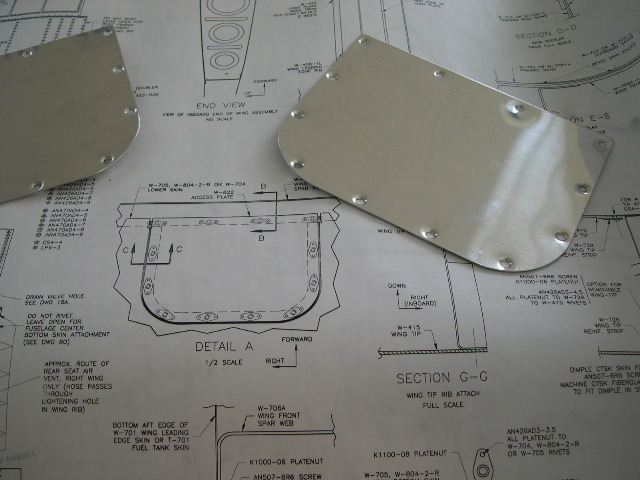 Costruzione access plate di ispezione (6 pezzi)